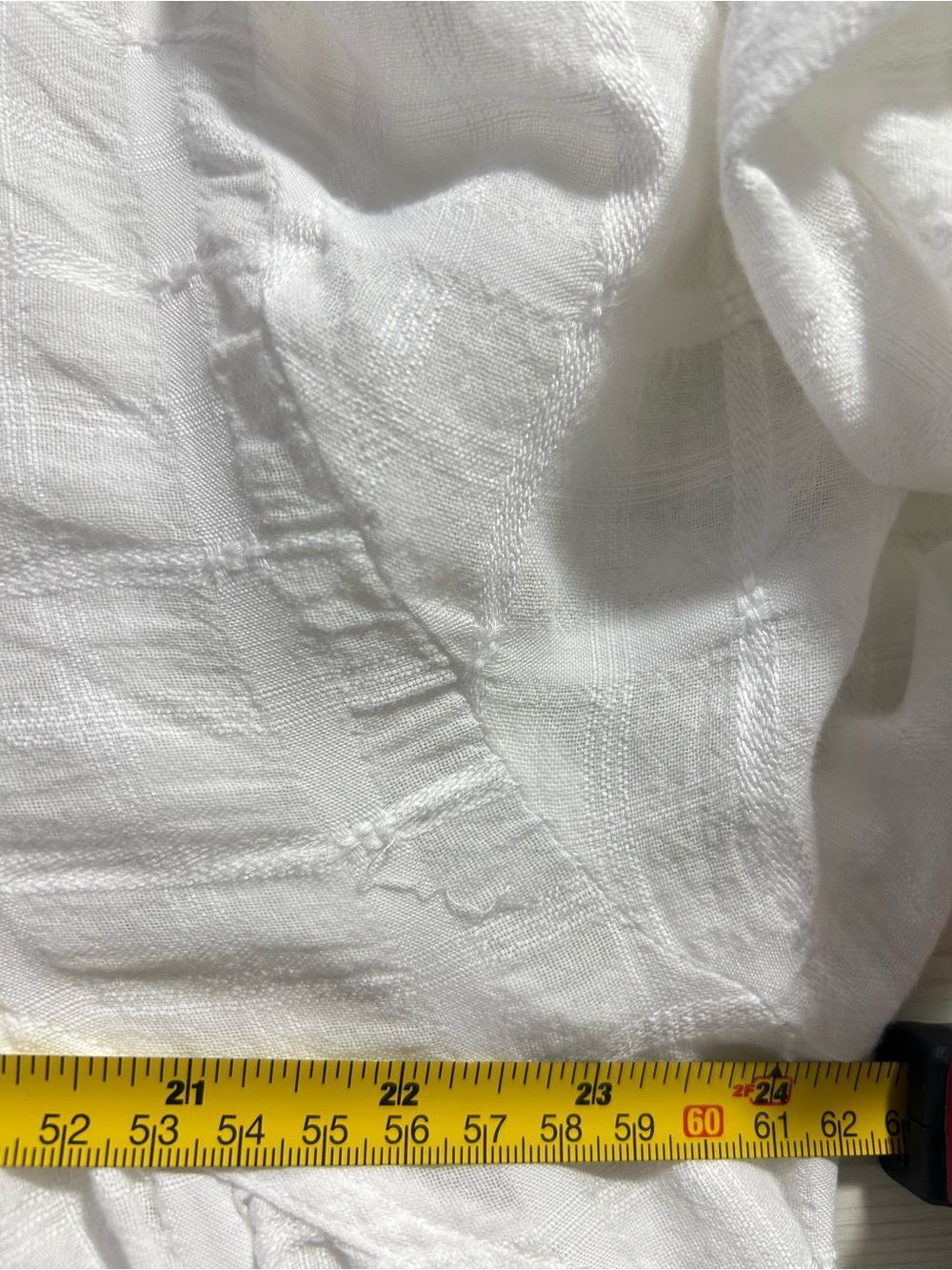 We The Free Women White Textured Buttonless Tunic Size extra Small OVERSIZE. - Picture 14 of 15